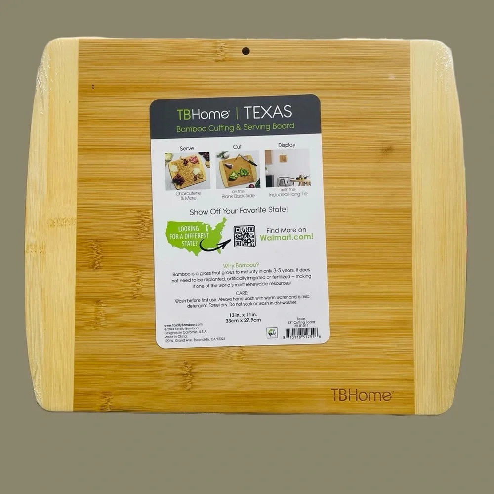 Totally Bamboo A Slice of Life Texas State Serving / Cutting Board, 11